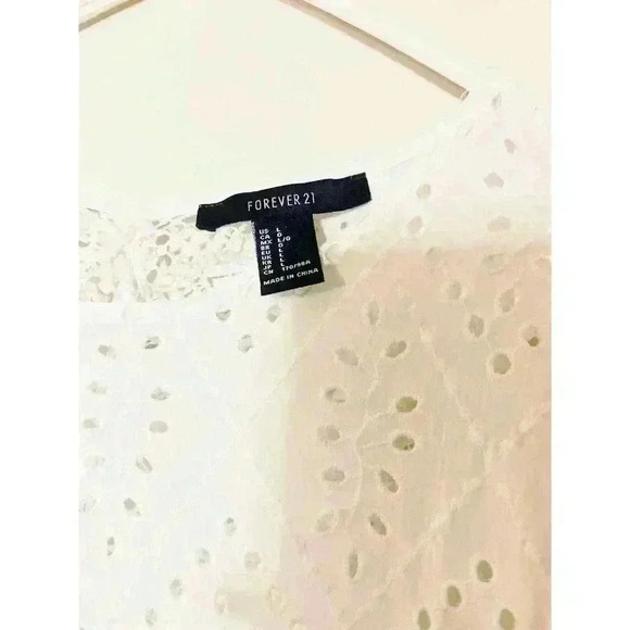 Forever21 Embroidered Eyelet Top - Picture 5 of 5